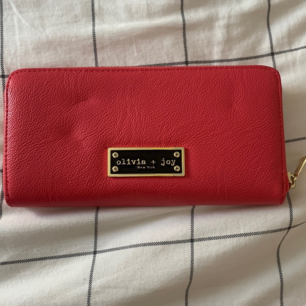 Olivia + Joy New York pink wallet good condition